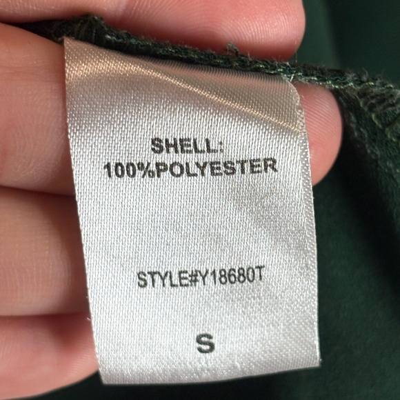 Tuckernuck POMANDER PLACE Hunter Green Carlota Peplum Blouse Size Small - Picture 7 of 8